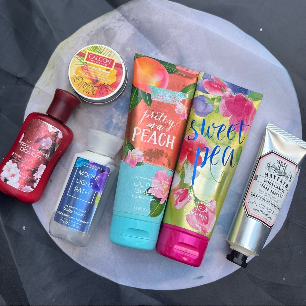 Bath & Body Works & More! Sweet + Floral Body Care Bundle Lot Lotions